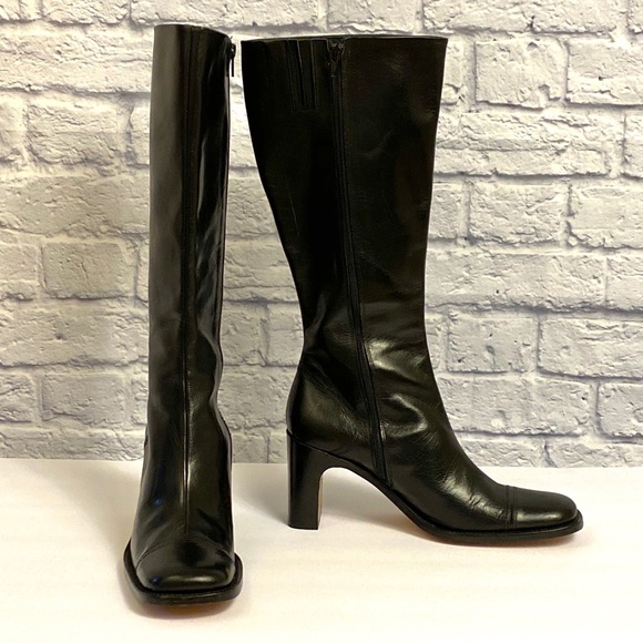 Vero Cuoio Shoes - NEW Vero Cuoio Black Leather Boots